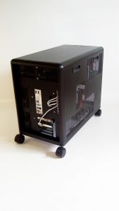 Back view of DEXTER personal computer cluster