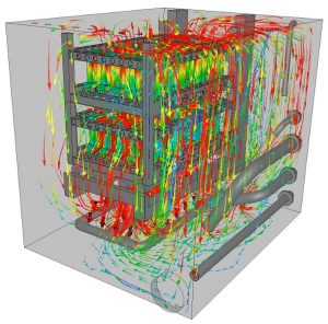 CFD simulation of a quenching tank